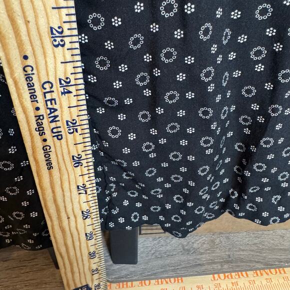 Chaps Jumpsuit Women’s Size 4 Viscose Navy Blue Lightweight Wide Leg Boho Casual - Picture 7 of 14